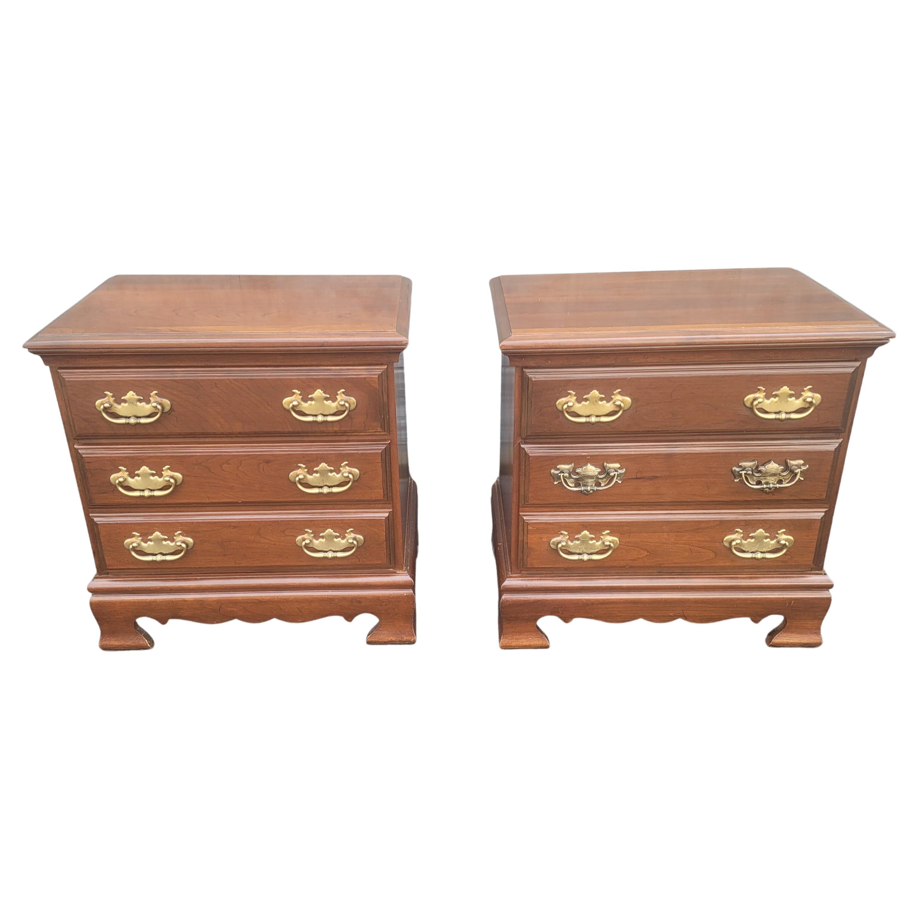 chippendale nightstands