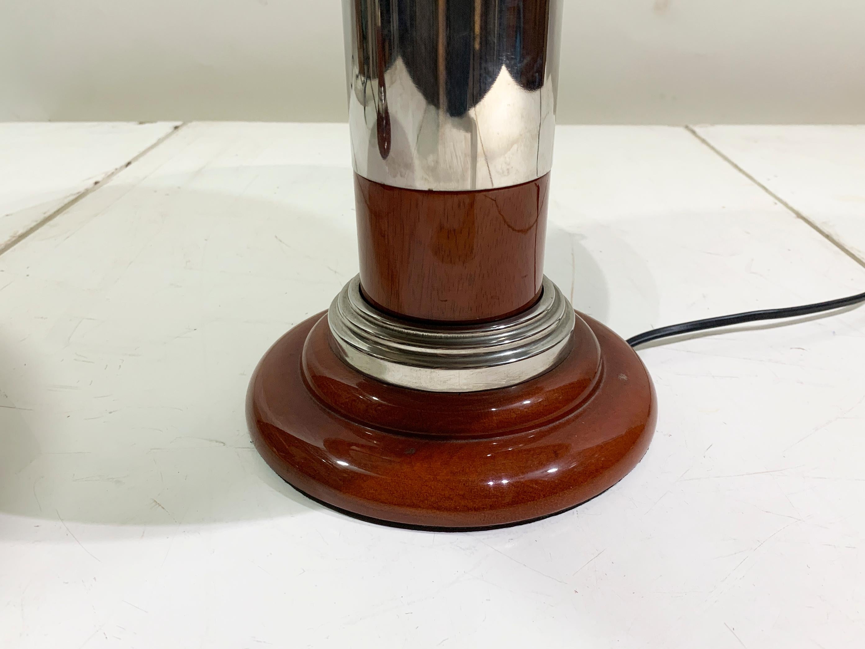 Lacquered Pair of Vintage Chrome 