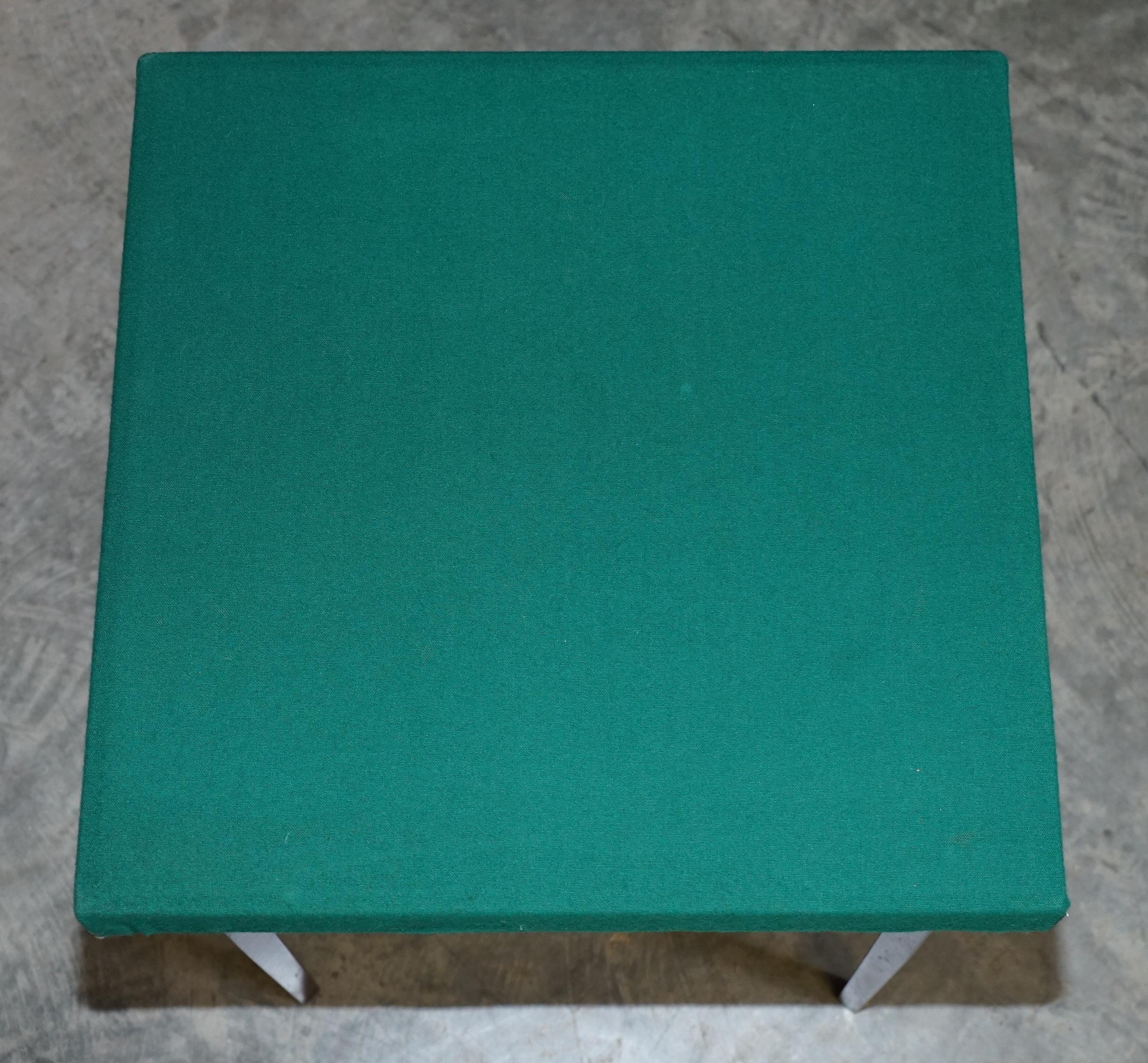 Pair of Vintage Circa 1940's Vono Folding Bridge Games Card Travelling Tables 6