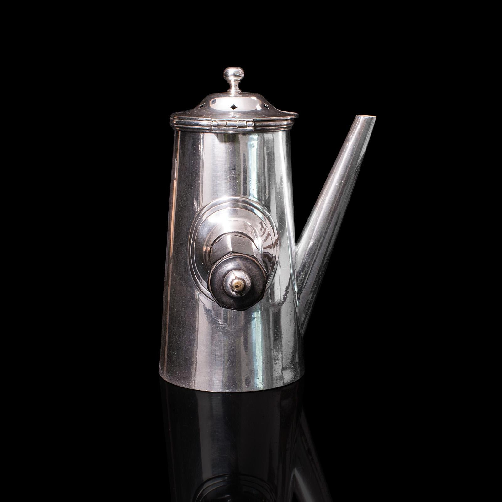 Plaqué argent Paire de Cafetières Vintage, Plaque Argentée, Pichet à Chocolate, Mappin & Webb, C.1940 en vente
