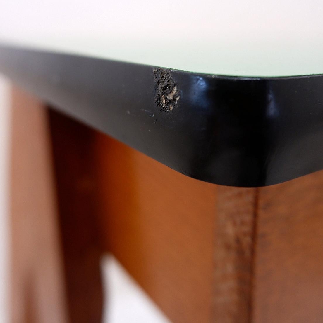 20th Century Pair of vintage compass legs bedside tables - circa 1960 For Sale