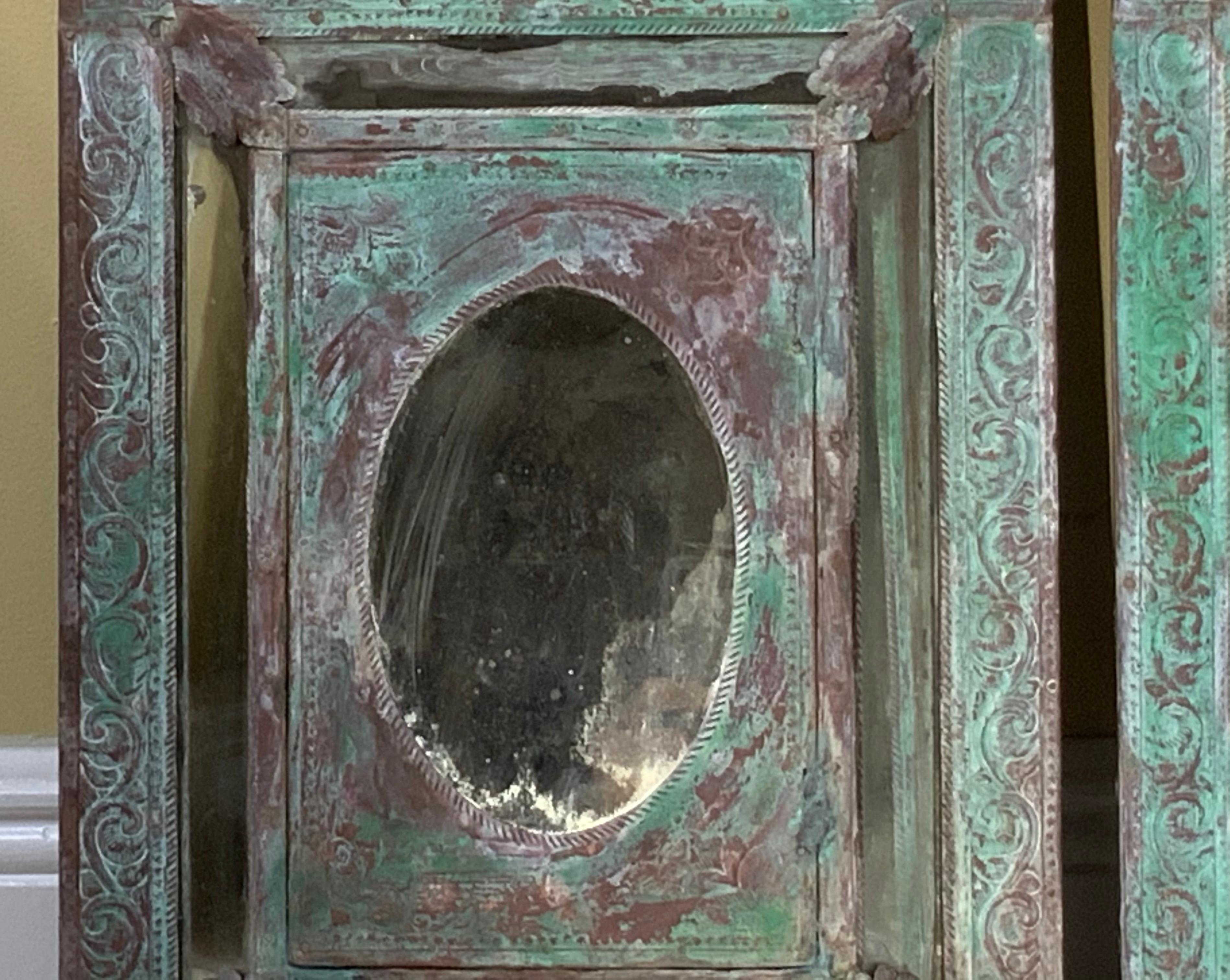 Pair of Vintage Copper Mirror 2