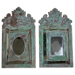 Pair of Vintage Copper Mirror