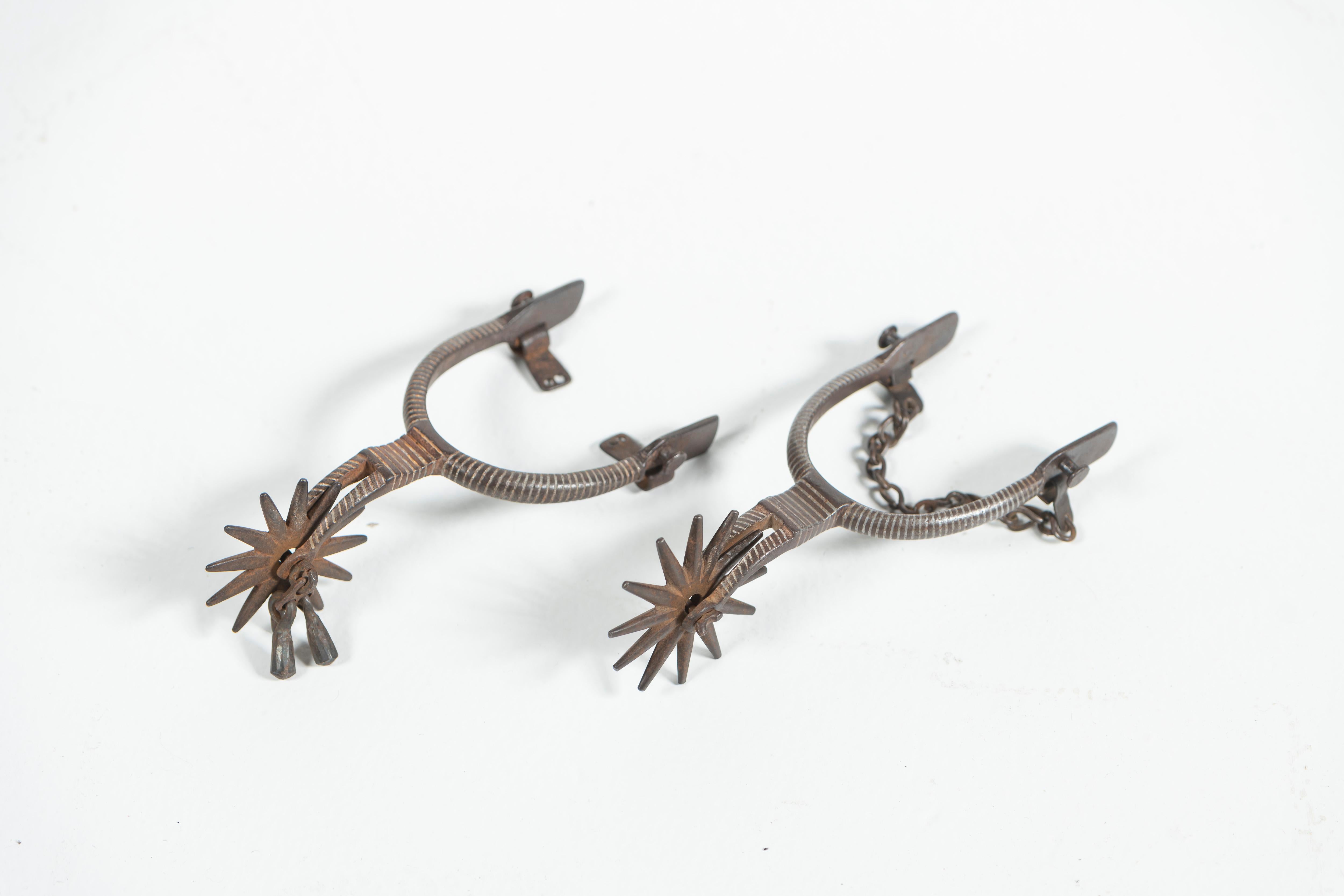 Mexican Pair of Vintage Cowboy Spurs, Mexico