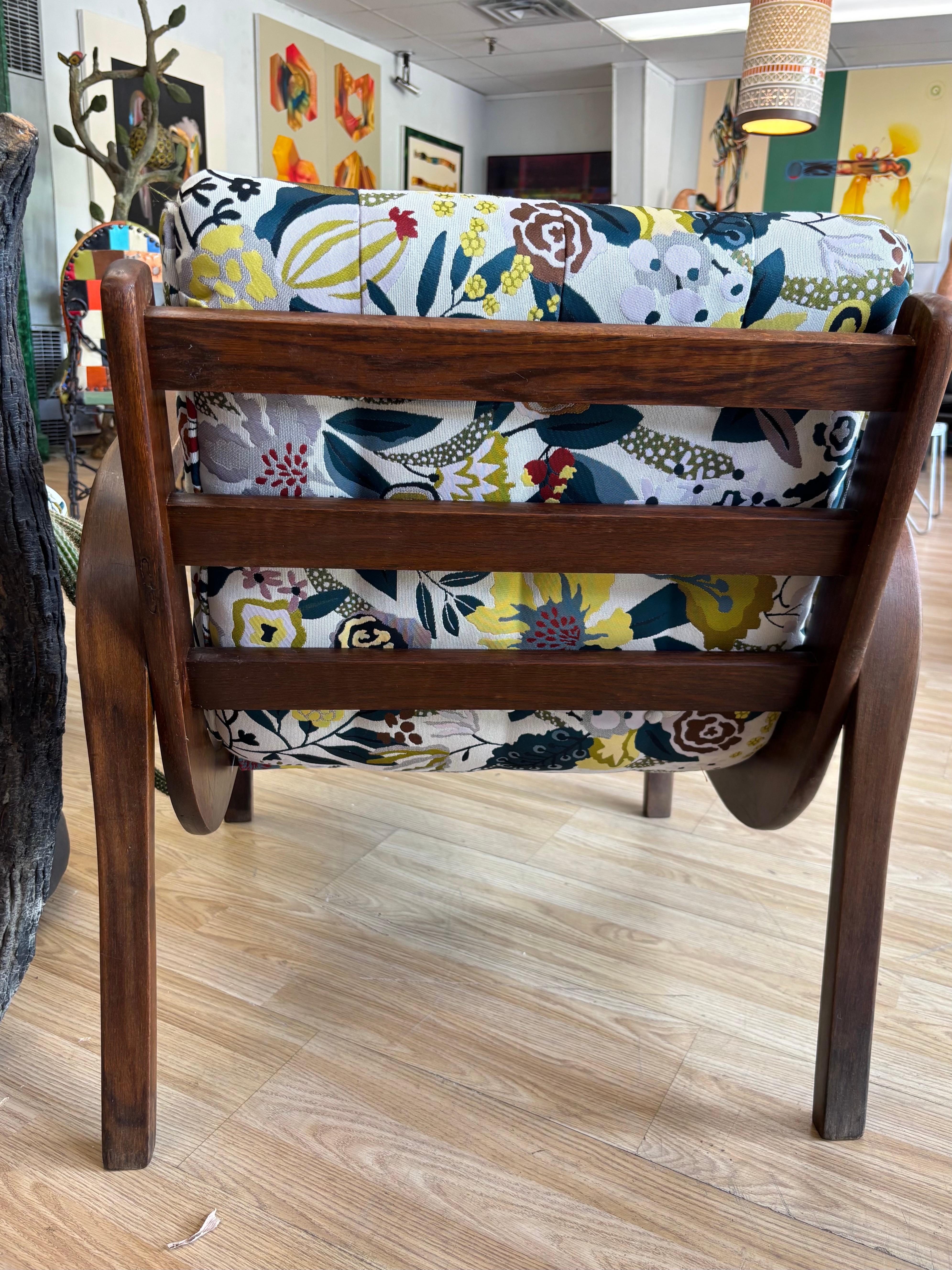Tchèque Paire de chaises longues tchèques vintage, Circa 1940s en vente