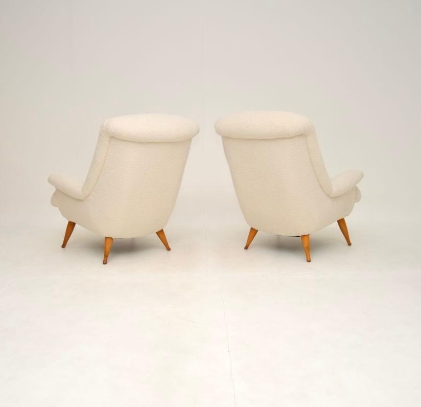 Danois Paire de fauteuils danois vintage par Berga Mobler en vente