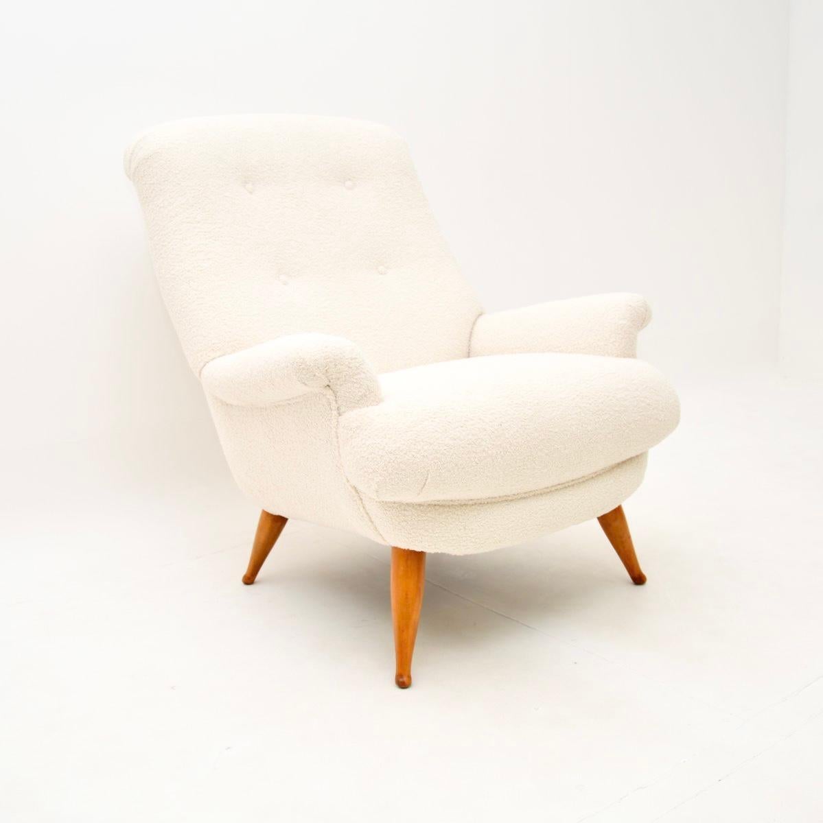 Paire de fauteuils danois vintage par Berga Mobler Bon état - En vente à London, GB