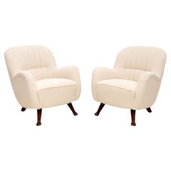 Pair of Vintage Danish Armchairs by Berga Mobler