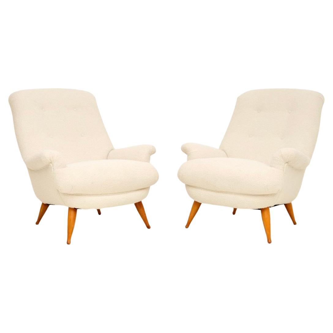 Pair of Vintage Danish Armchairs by Berga Mobler