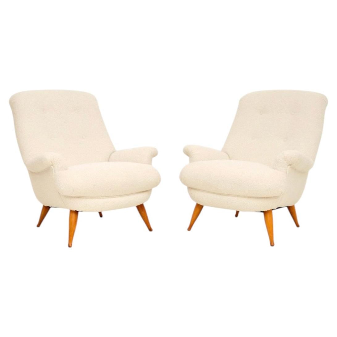 Pair of Vintage Danish Armchairs by Berga Mobler