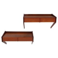 Pair of Retro Danish Bedside Tables by Ølhom, 1960s