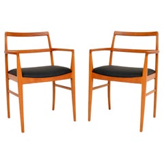 Pair of Vintage Danish Carver Chairs by Arne Vodder for Sibast