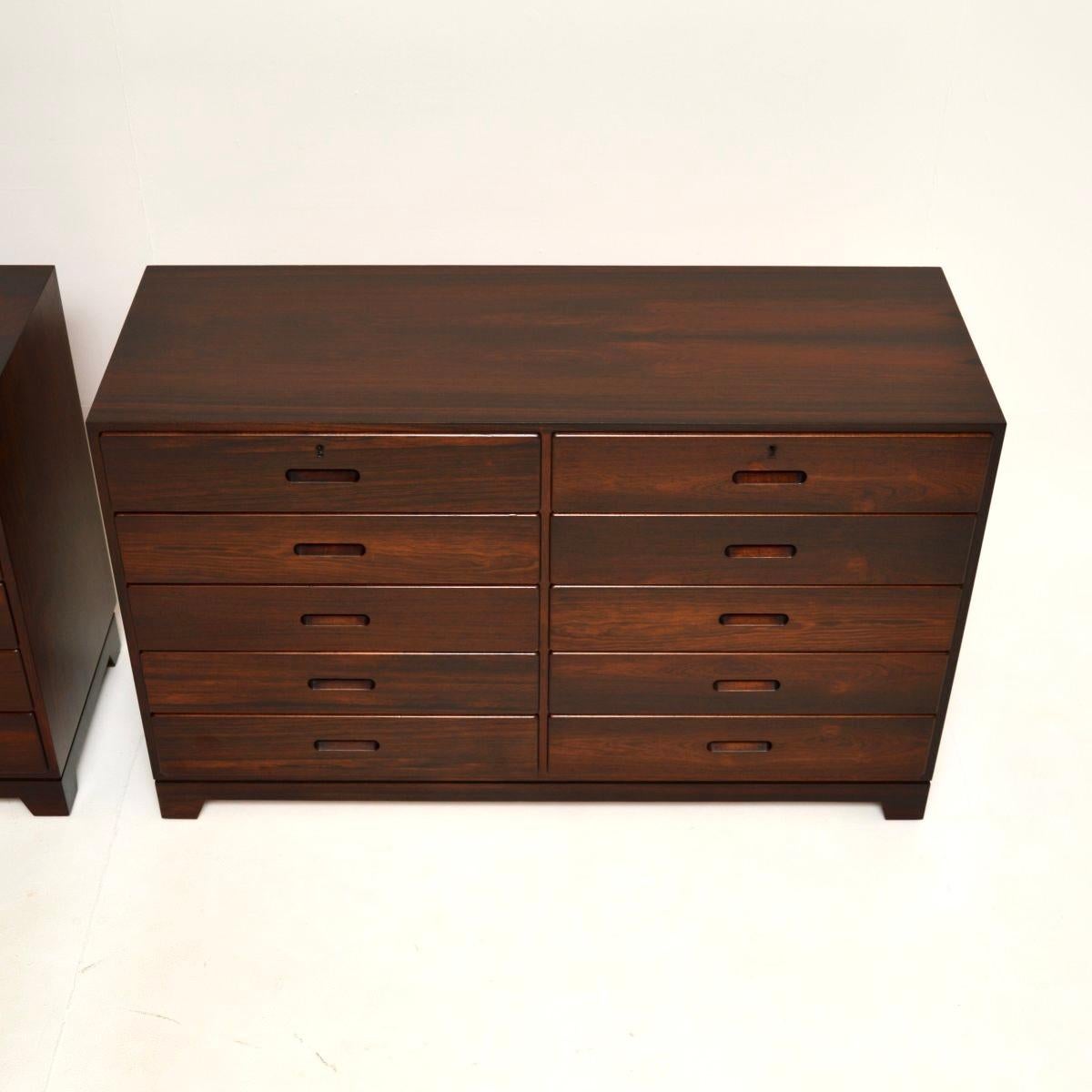 Coppia di cassapanche danesi vintage di Kai Winding in vendita 1