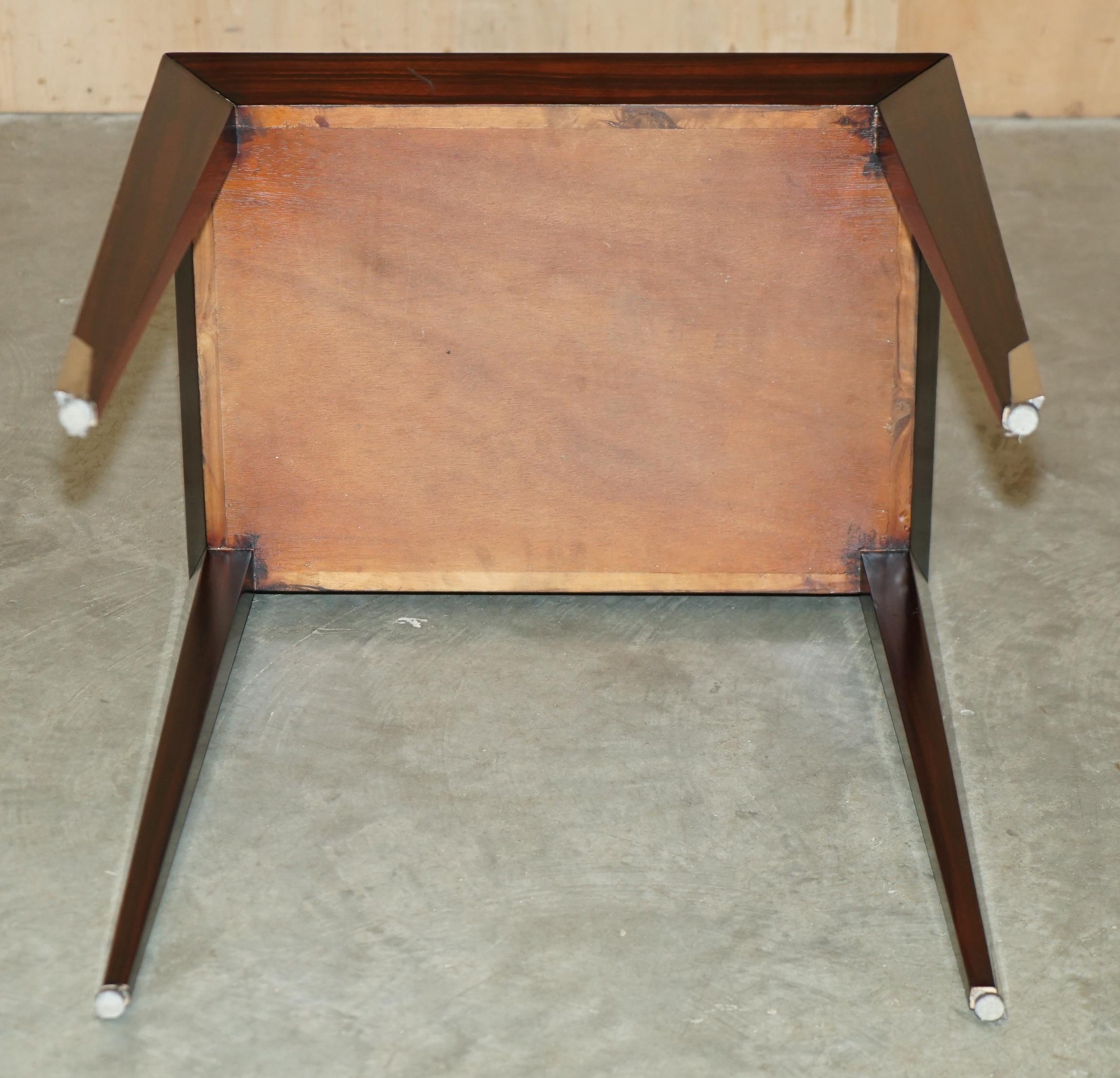 PAIR OF ViNTAGE DANISH MACASSAR EBONY SIDE END TABLES ATTRIBUTED SEVERIN HANSEN For Sale 5