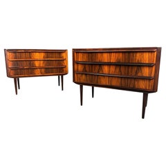 Rosewood Commodes and Chests of Drawers