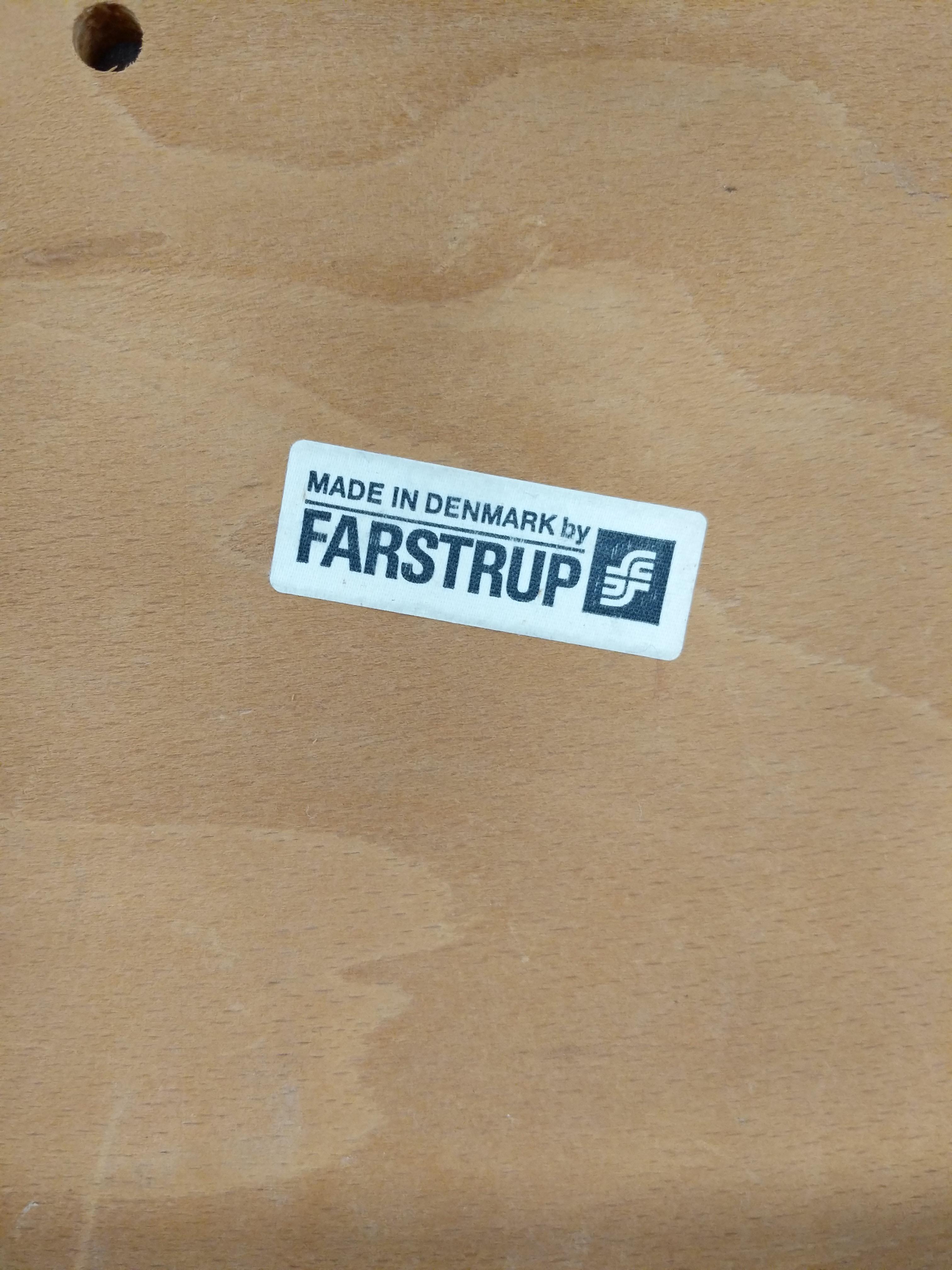 Pair of Vintage Danish Modern Dining Chairs by Farstrup (Holz) im Angebot