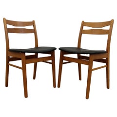 Pair of Vintage Danish Modern Dining Chairs