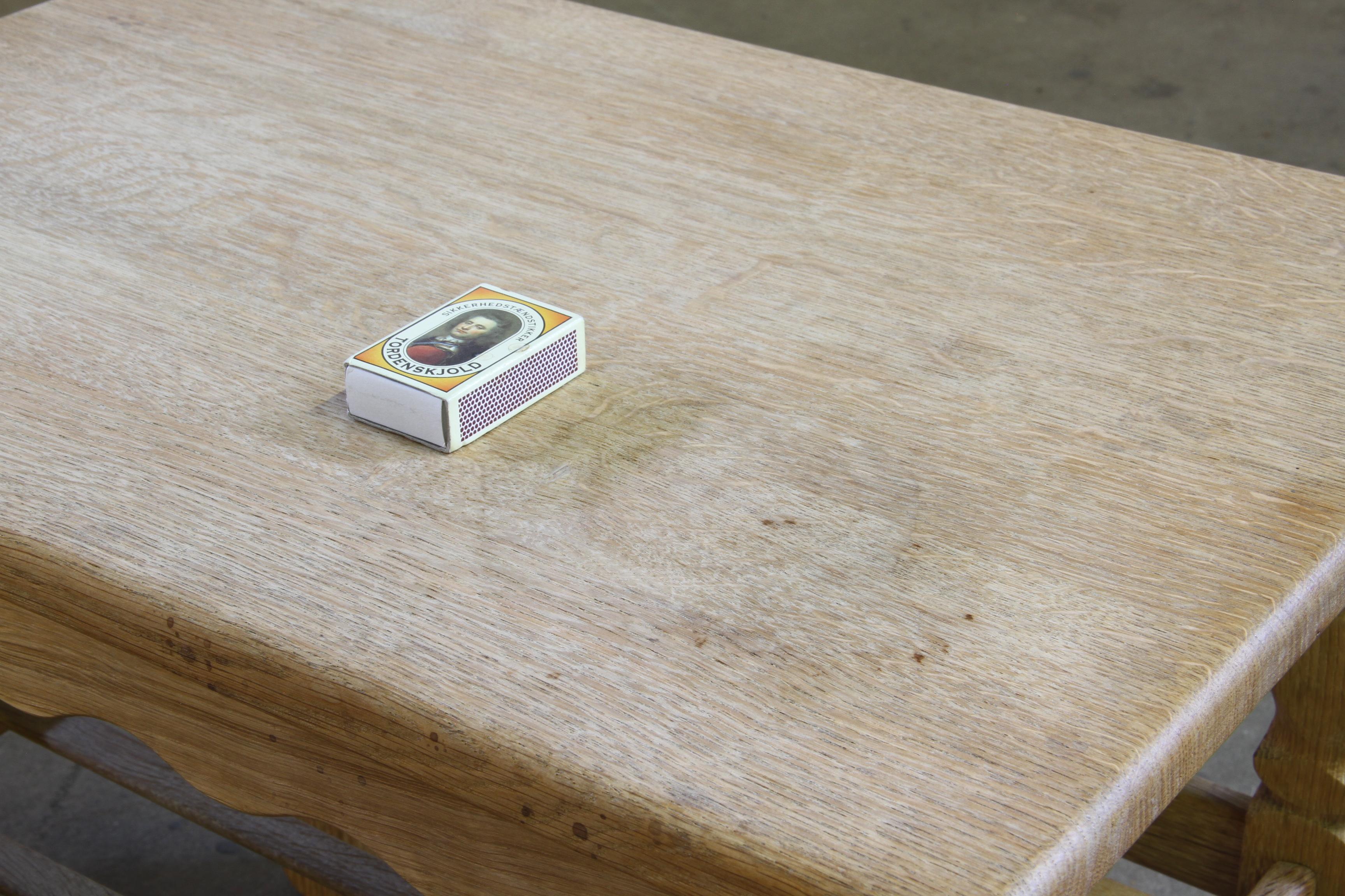 Coppia di comodini d'epoca in Oak Oak con. Cassetto e ripiano, stile Kjærnulf, anni '70 in vendita 10