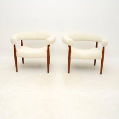 Coppia di sedie ad anello danesi d'epoca di Nanna Ditzel per Kolds Savvaerk