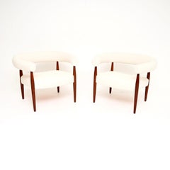 Pair of Vintage Danish Ring Chairs by Nanna Ditzel for Kolds Savvaerk