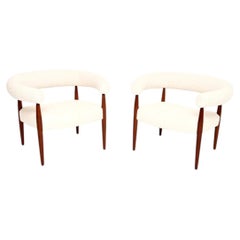 Pair of Vintage Danish Ring Chairs by Nanna Ditzel for Kolds Savvaerk