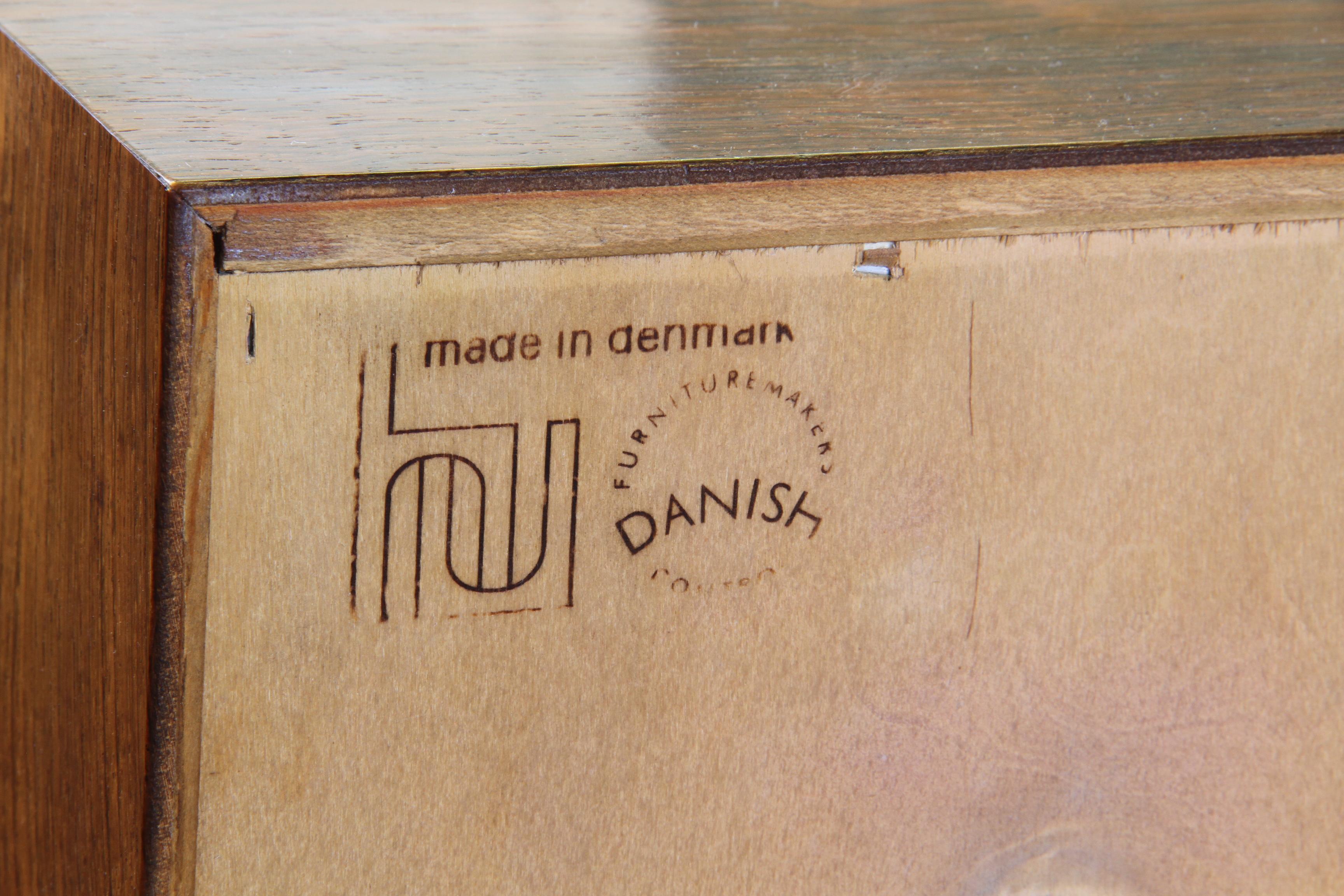 Pair of Vintage Danish Rosewood Sideboards by Poul Hundevad - Hundevad &Co 1960s For Sale 4