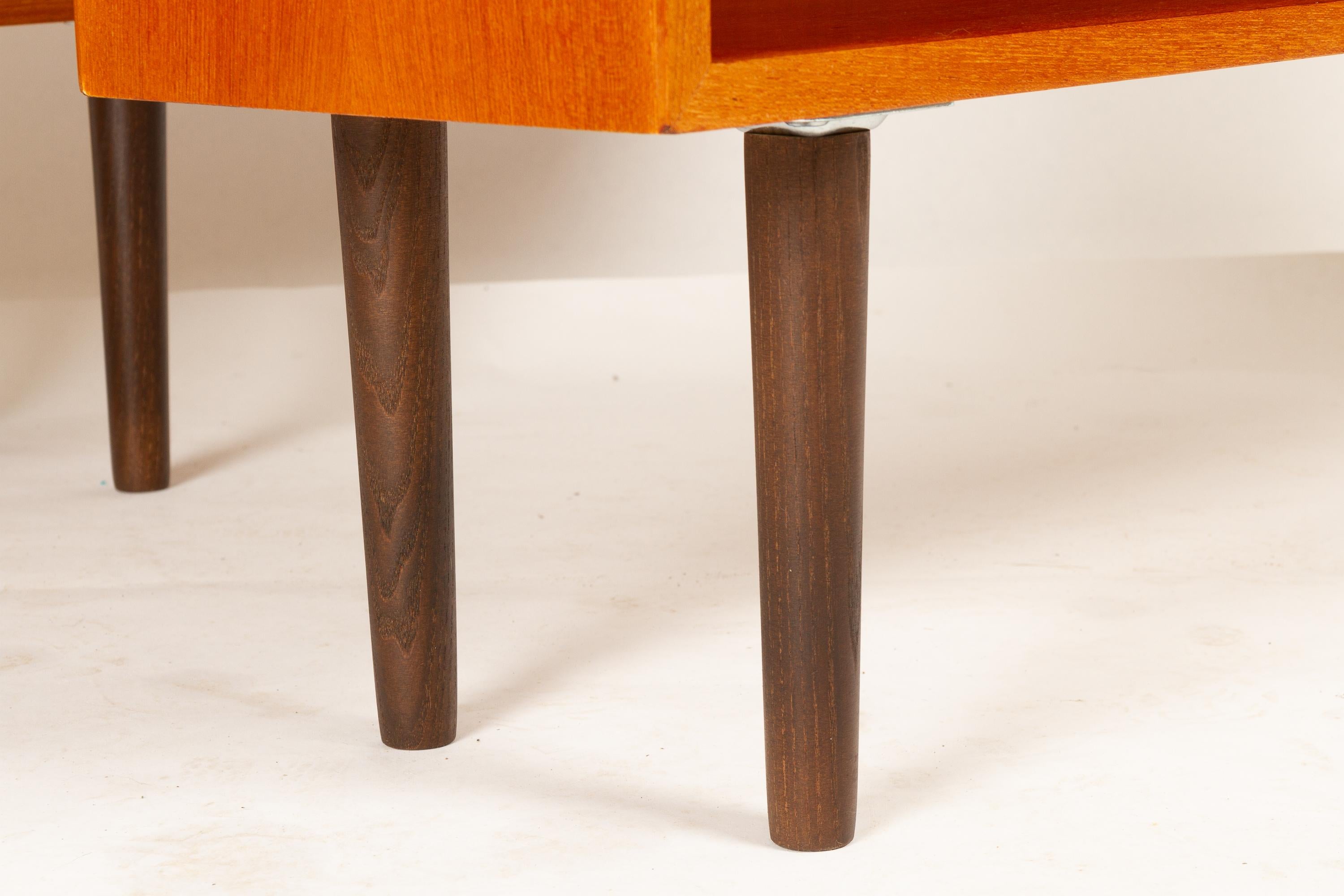 Pair of Vintage Danish Teak Bookcases, 1960s 5