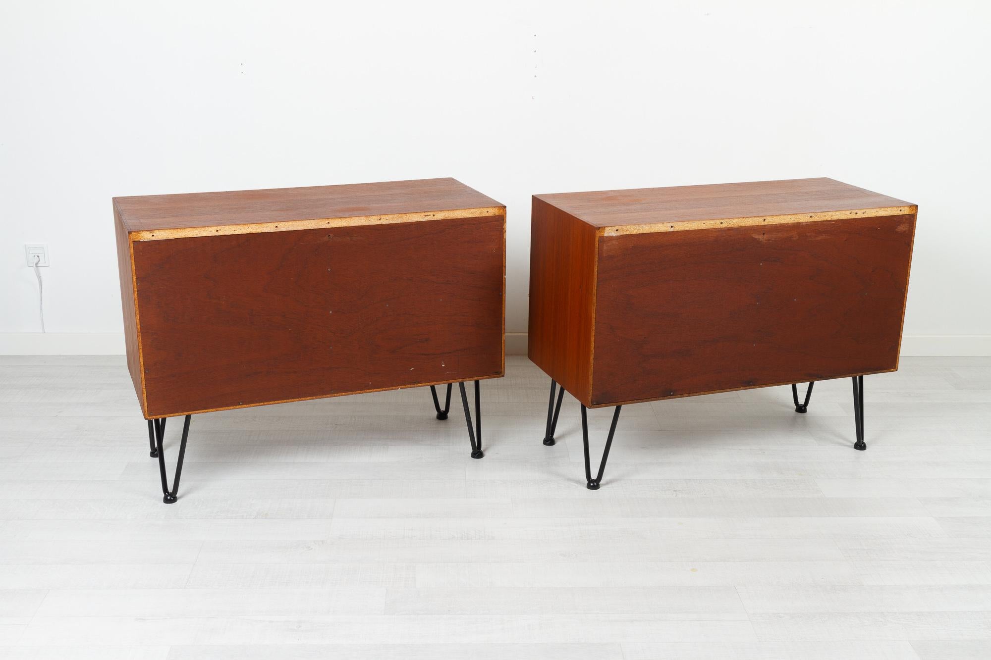 Pair of Vintage Danish Teak Cabinets 1960s For Sale 15