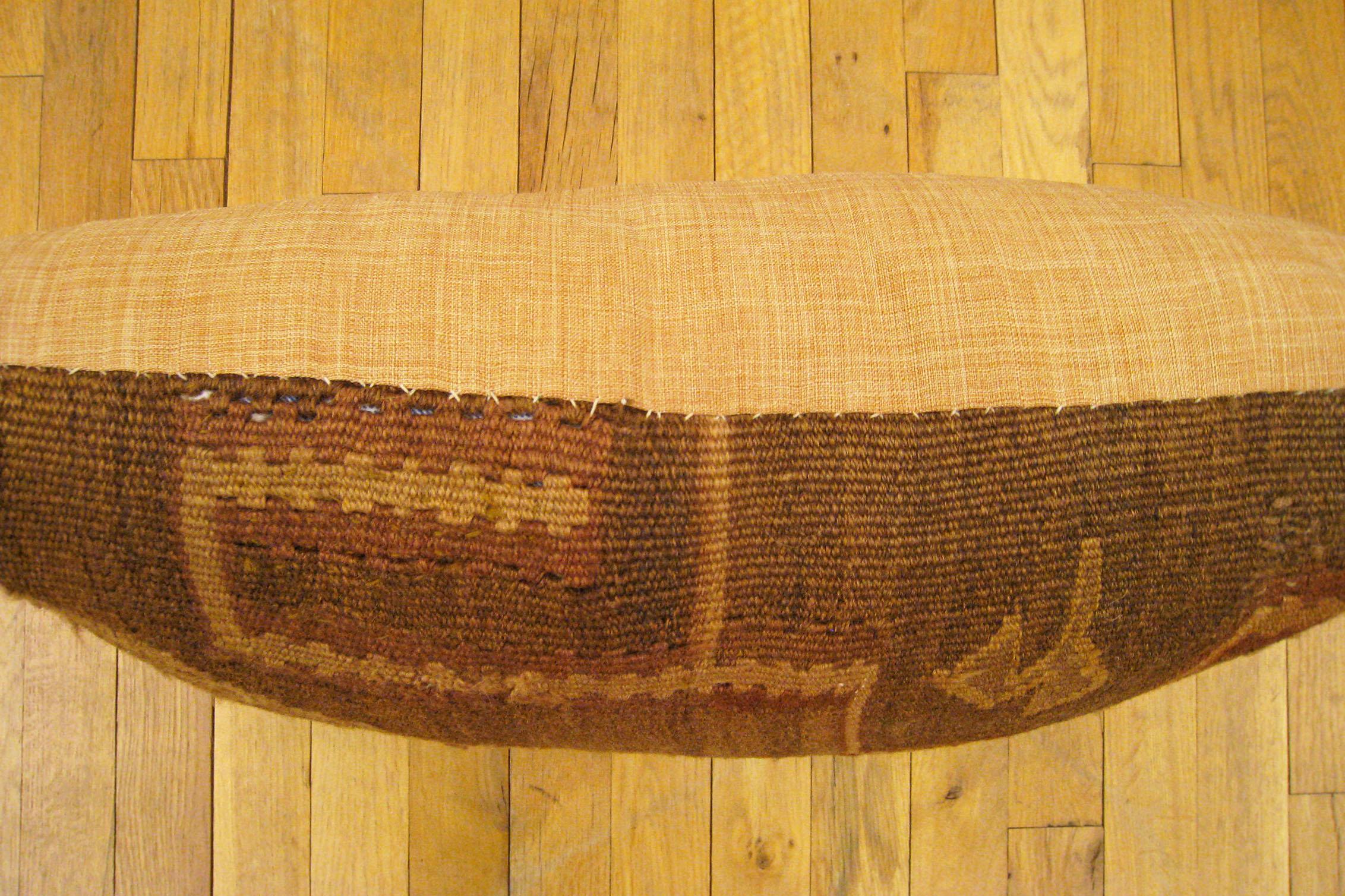 Wool Pair of Vintage Decorative Turkish Kilim Oriental Rug Pillows