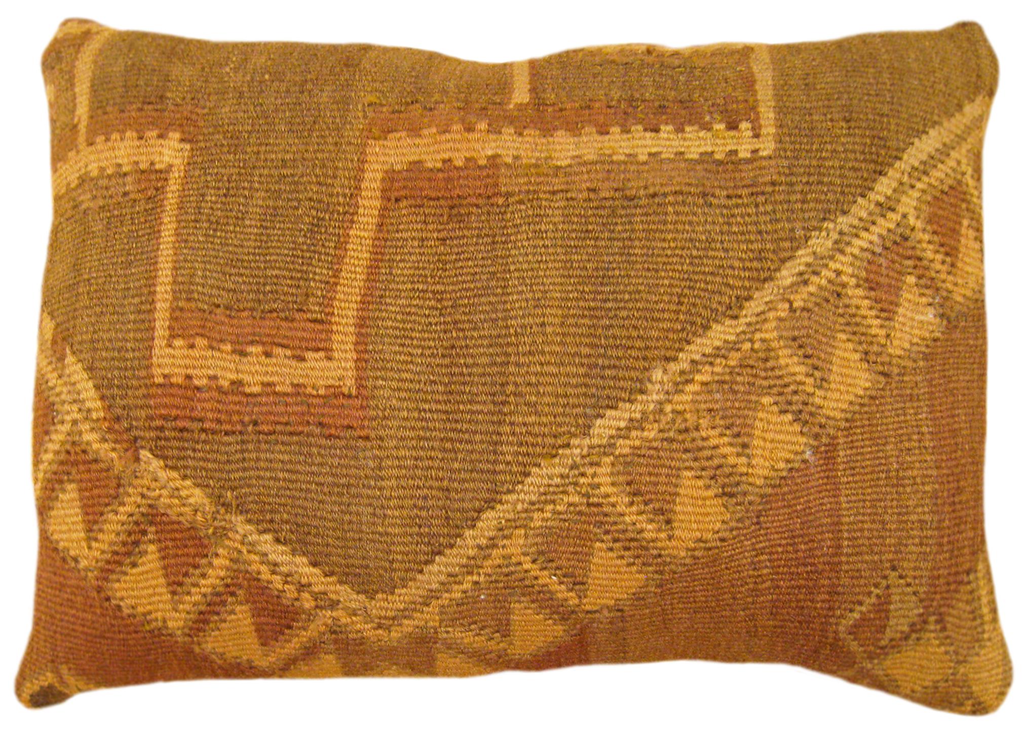 Pair of Vintage Decorative Turkish Kilim Oriental Rug Pillows 1