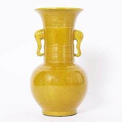 Pair of Vintage Dessau Vases with Elephants