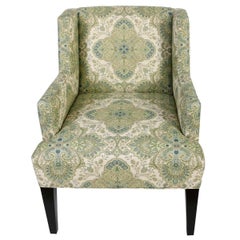 Pair of Vintage Donghia Chairs in Medallion Paisley Upholstery