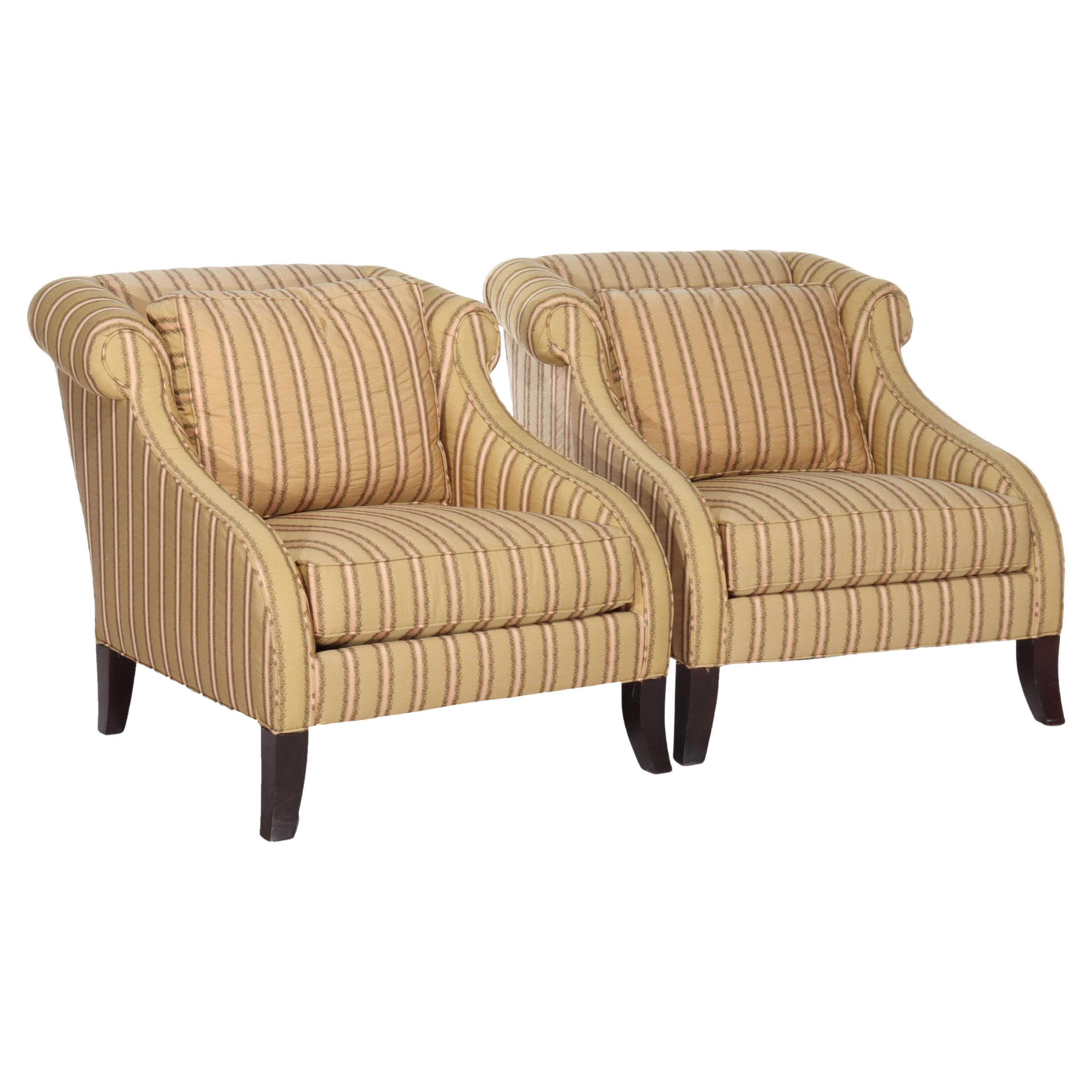 Pareja de sillones de salón Vintage Drexel Heritage 20thC en venta