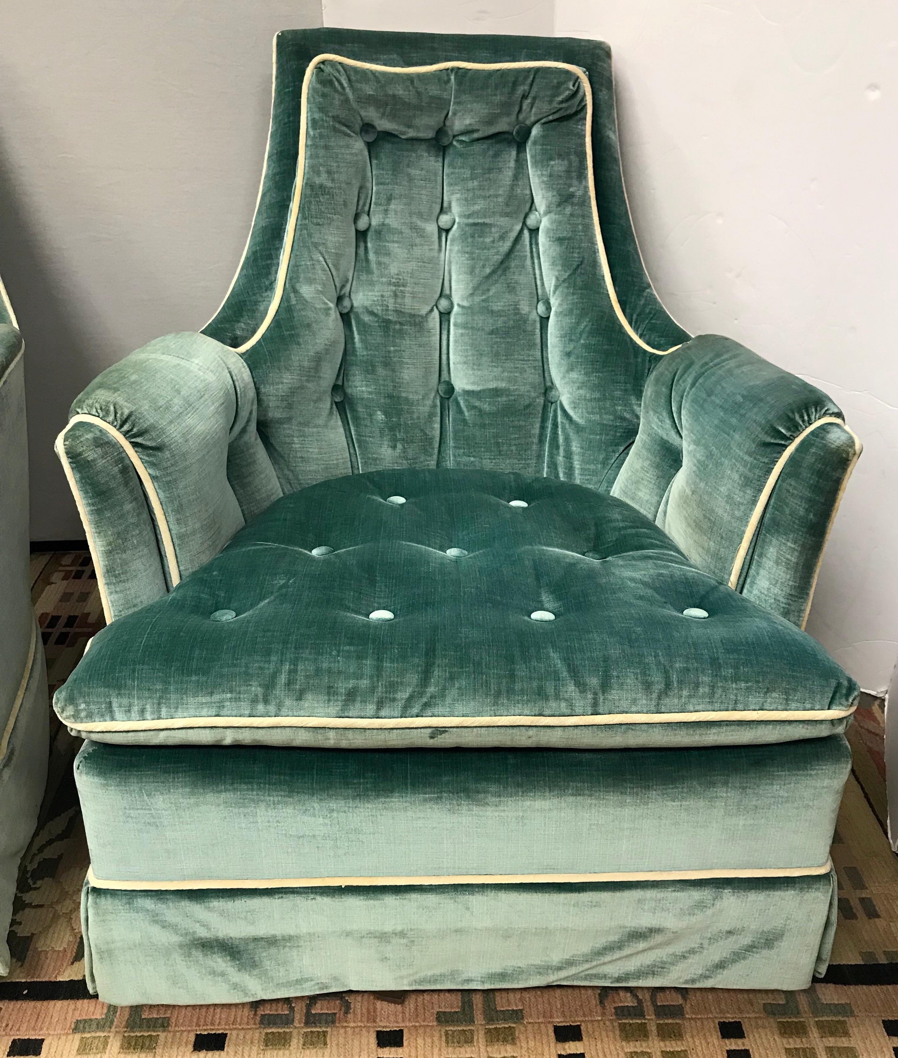 vintage swivel rocker chair