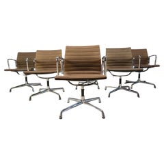 Pair of vintage Eames For herman Miller EA108 Alu Range Office/Desk Chairs, 1980