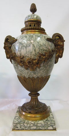 Pair of Vintage Empire & Ormolu Urns, circa 1860s