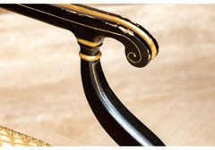 Pair Of Custom Vintage English Regency Style Armchairs #1