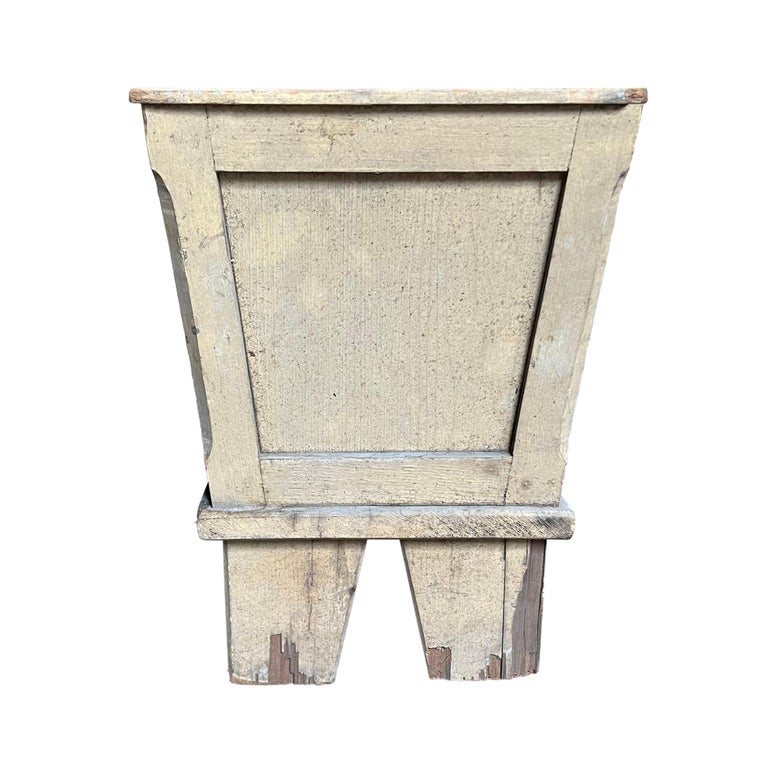 Pair of Vintage English Wood Planter Boxes For Sale at 1stDibs