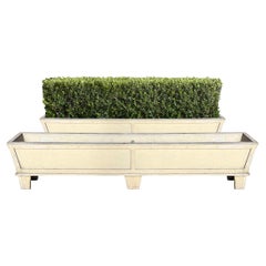 Pair of Used English Wood Planter Boxes