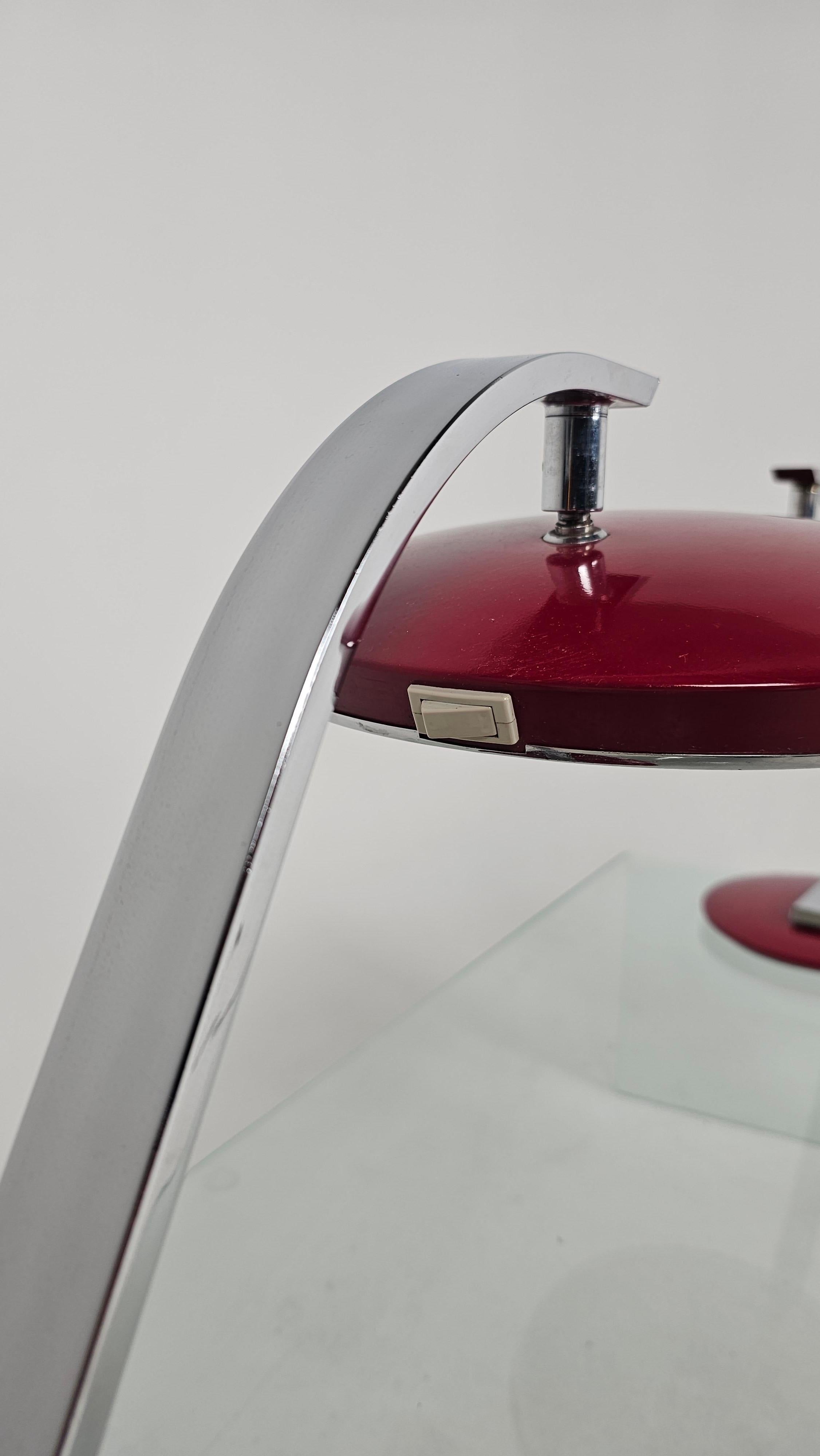 Émail Paire de lampes de table vintage Fase en vente