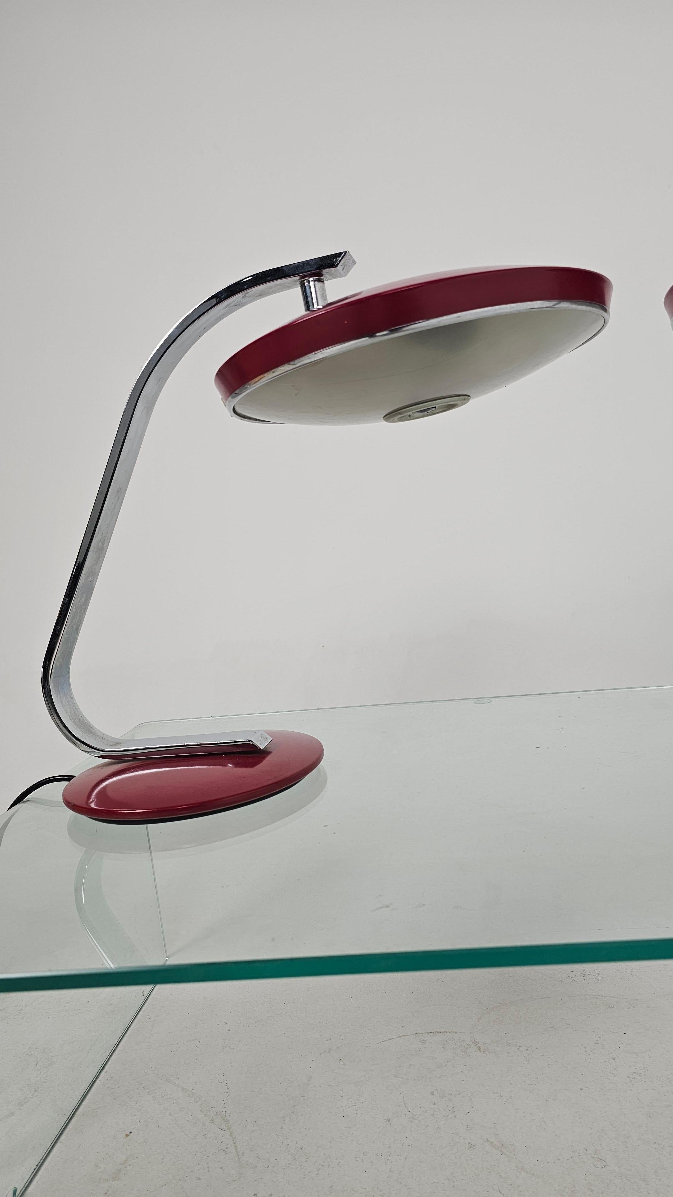 Paire de lampes de table vintage Fase en vente 2