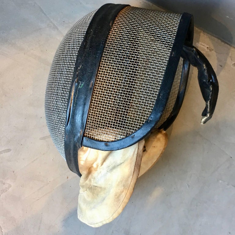 Pair of Vintage Fencing Masks For Sale at 1stDibs