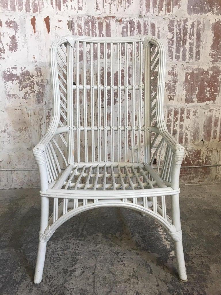 Pair of Vintage Ficks Reed Rattan High Back Dining Chairs ... (768 x 1024 Pixel)