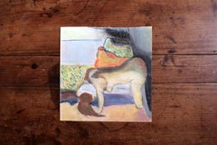 Pair of Vintage Figurative Charcoal Drawings on Paper, 1970s, Nude Studies, 2C50