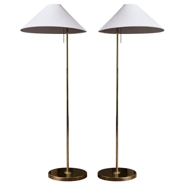 Pair Of Vintage Floor Lamps By Jakobsson For Sale At 1stdibs