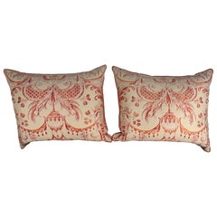 Coppia di cuscini Vintage Fortuny "Mezziano