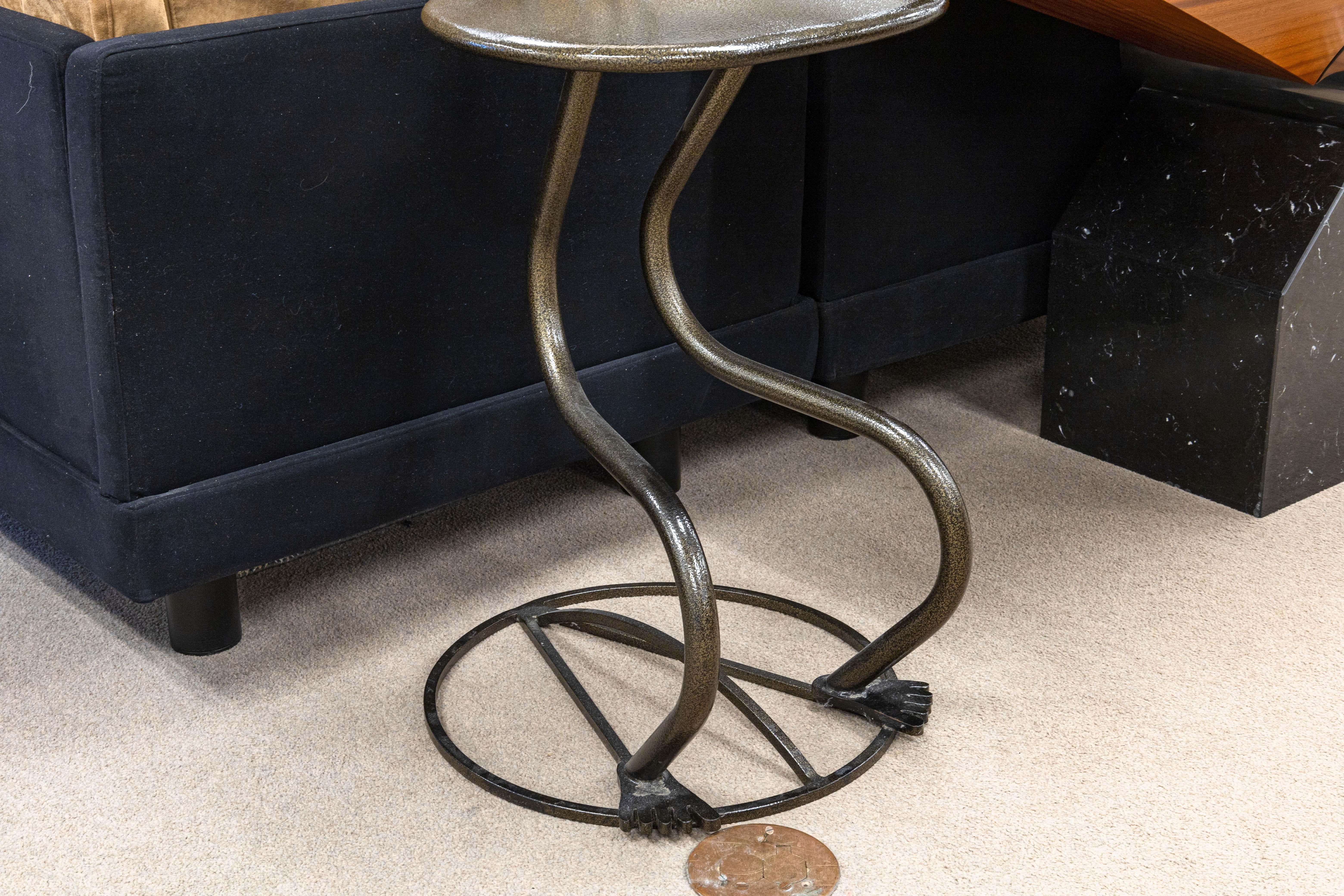 Pair of Vintage Fred Garbotz Rockledge Design Studios He She Bistro Barstools For Sale 2
