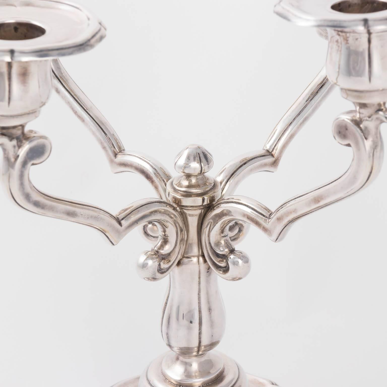 Pair of Vintage French Candelabra 3