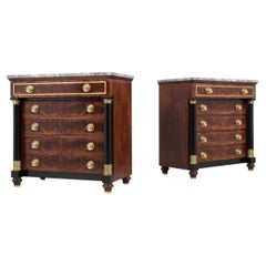 Pair of Retro French Empire Commodes