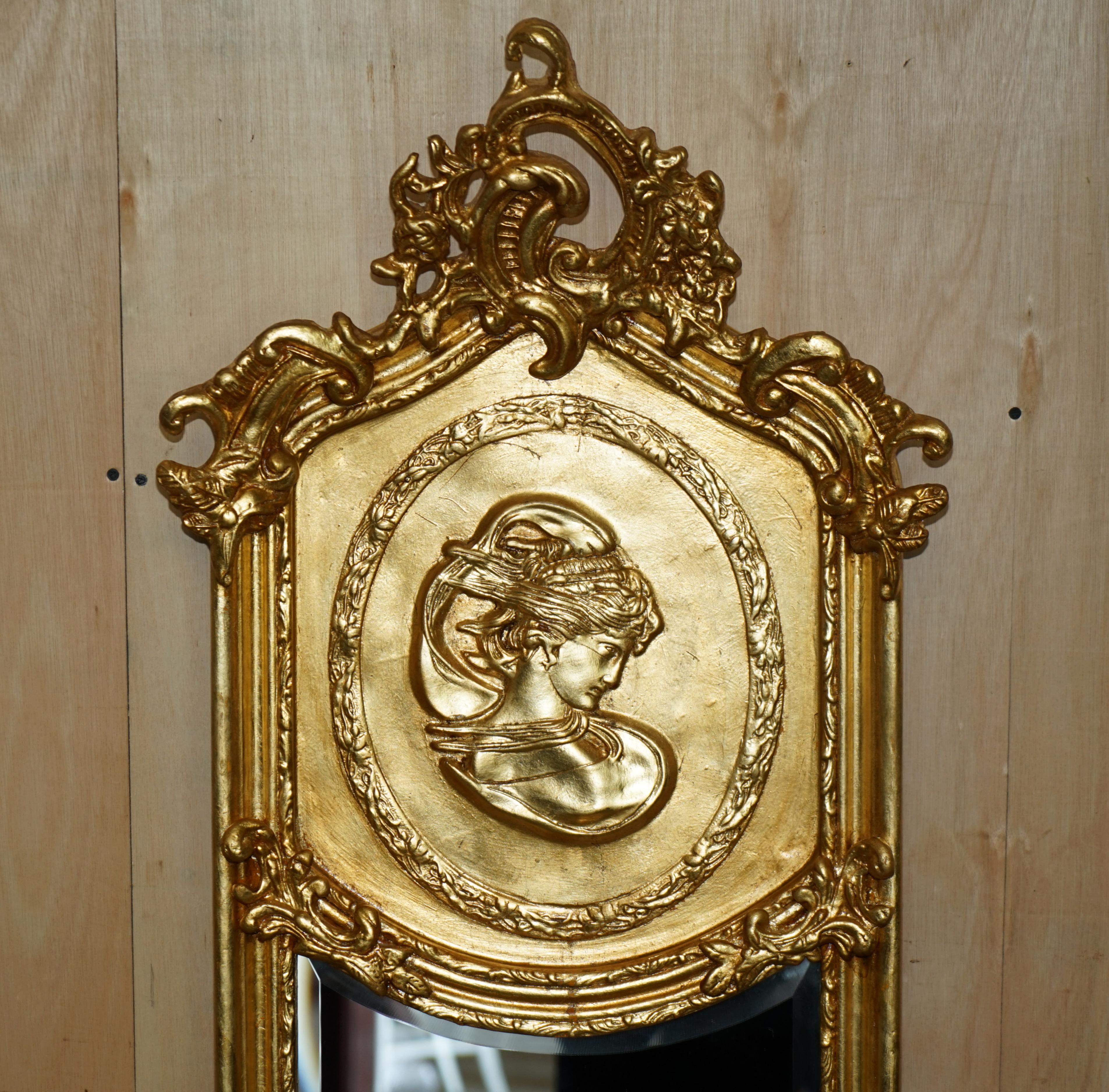 full length gold mirror vintage